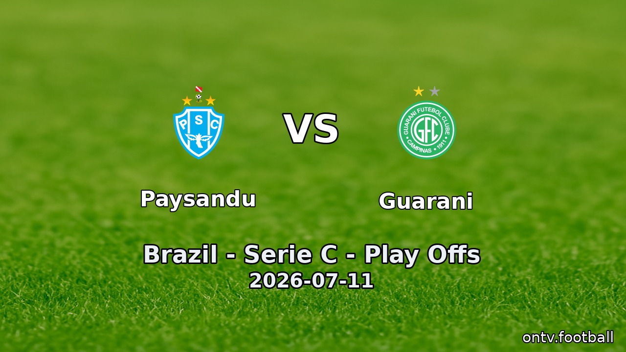 Paysandu vs Guarani