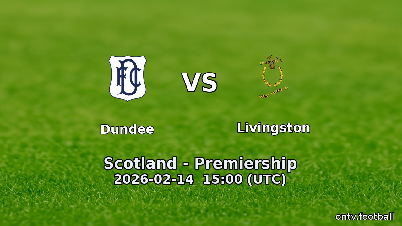 Dundee vs Livingston