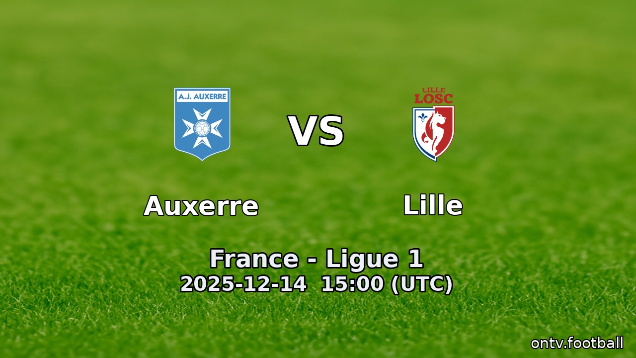 Auxerre vs Lille