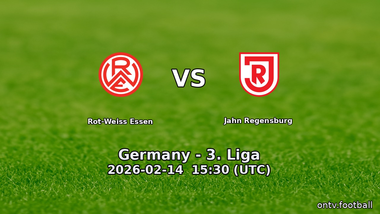 Rot-Weiss Essen vs Jahn Regensburg