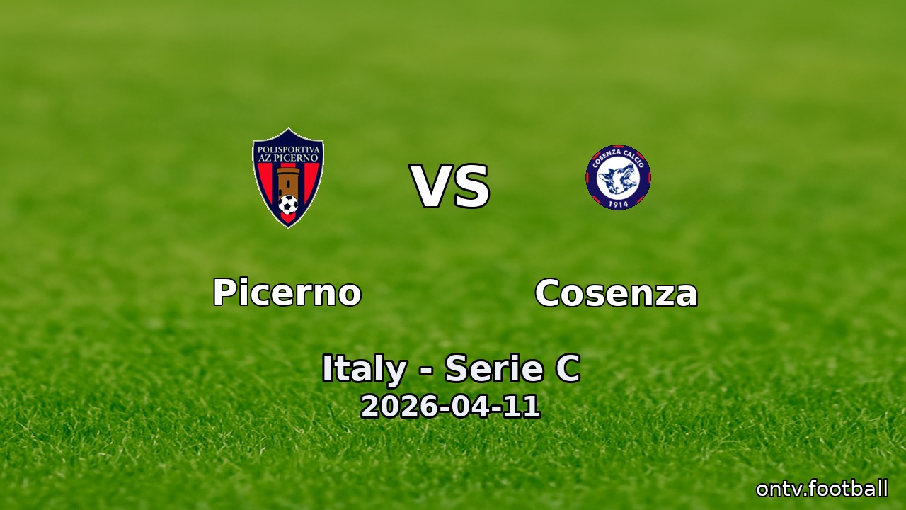 Picerno vs Cosenza