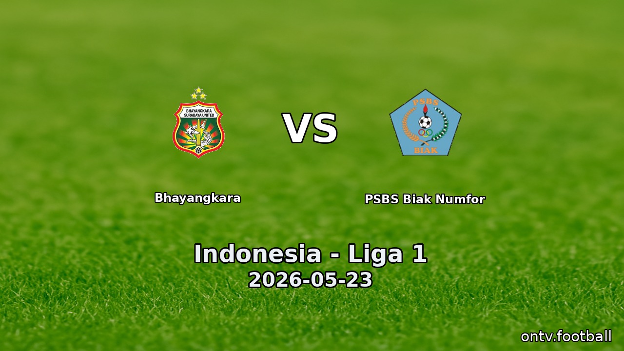 Bhayangkara vs PSBS Biak Numfor