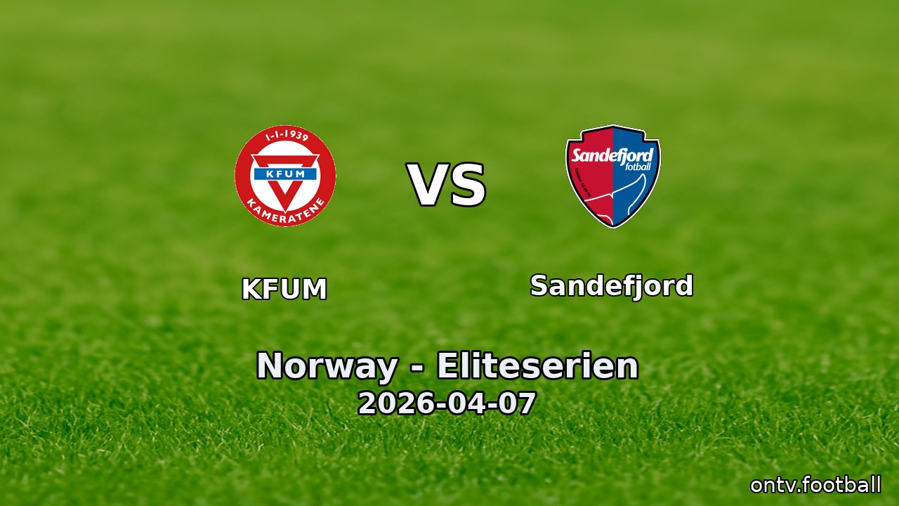 KFUM vs Sandefjord