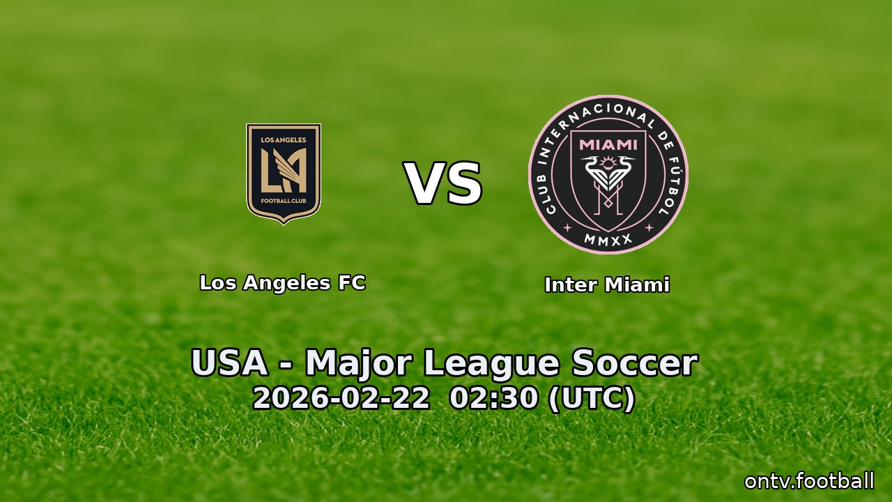 Los Angeles FC vs Inter Miami