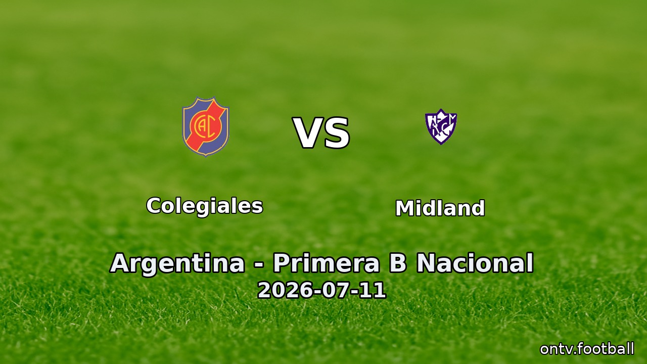 Colegiales vs Midland