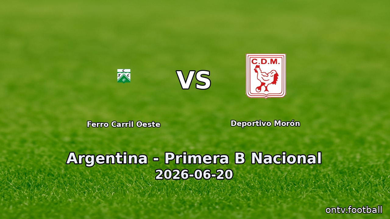 Ferro Carril Oeste vs Deportivo Morón