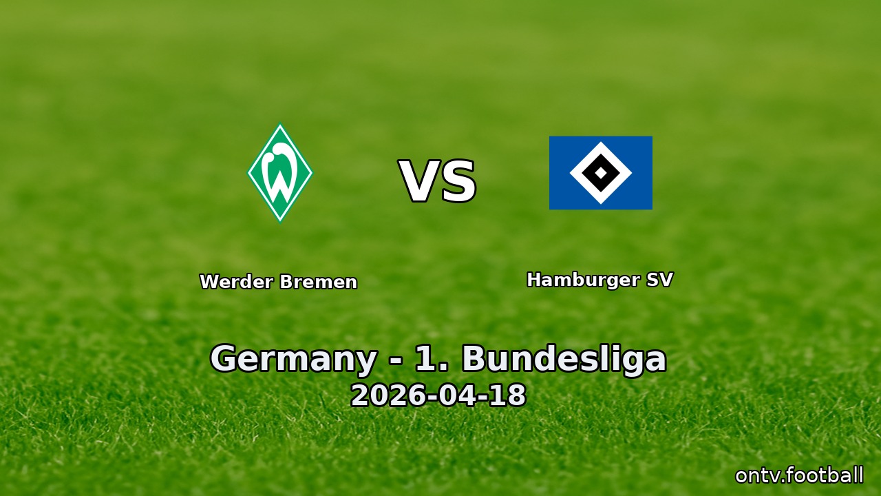 Werder Bremen vs Hamburger SV