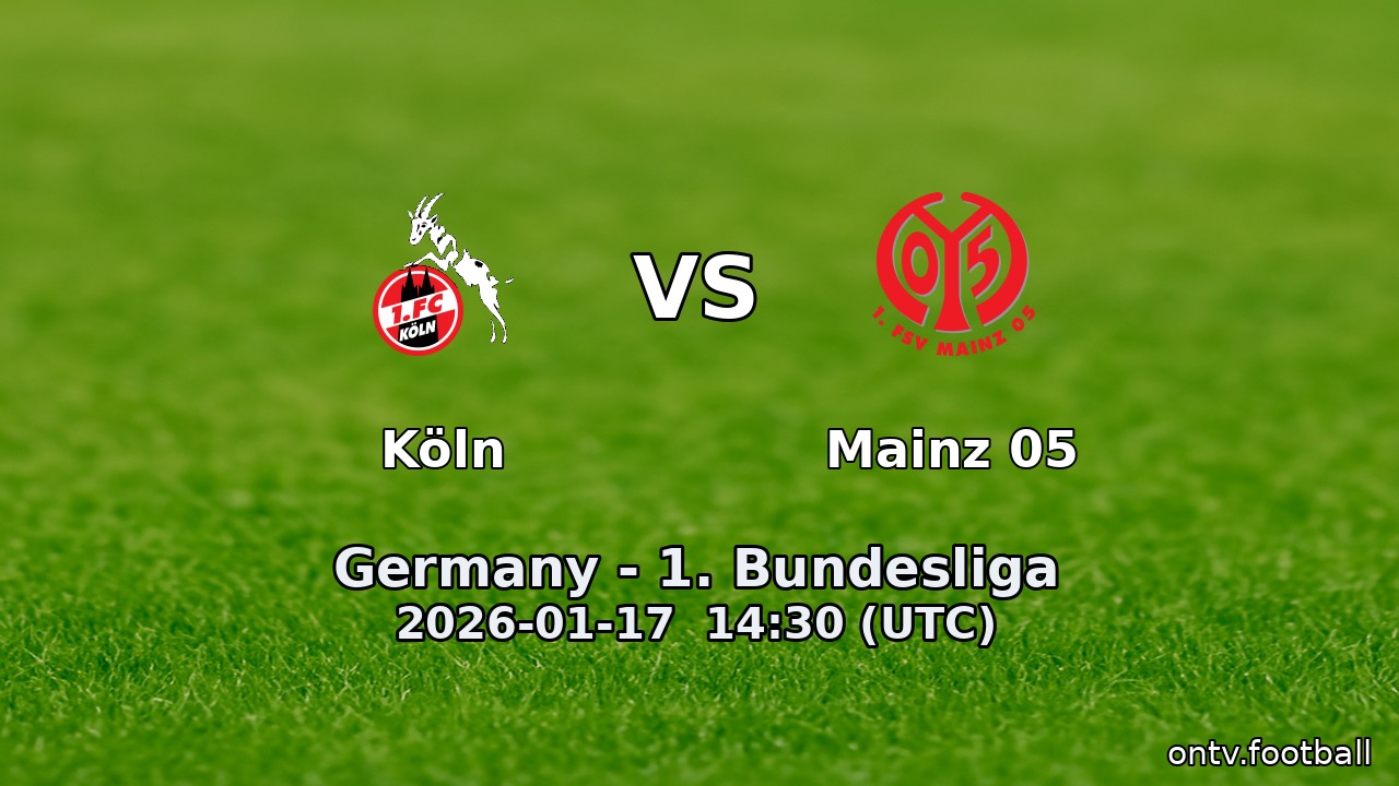 Köln vs Mainz 05