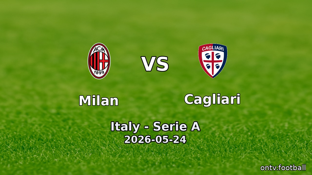 Milan vs Cagliari