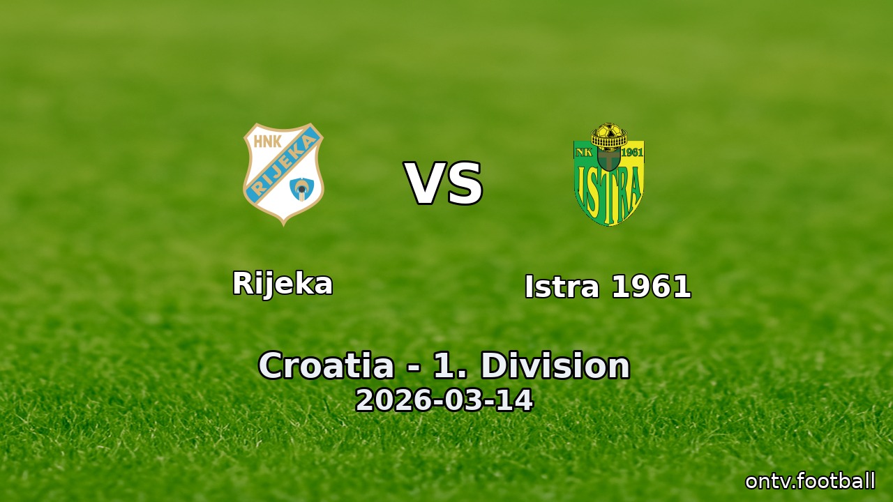 Rijeka vs Istra 1961