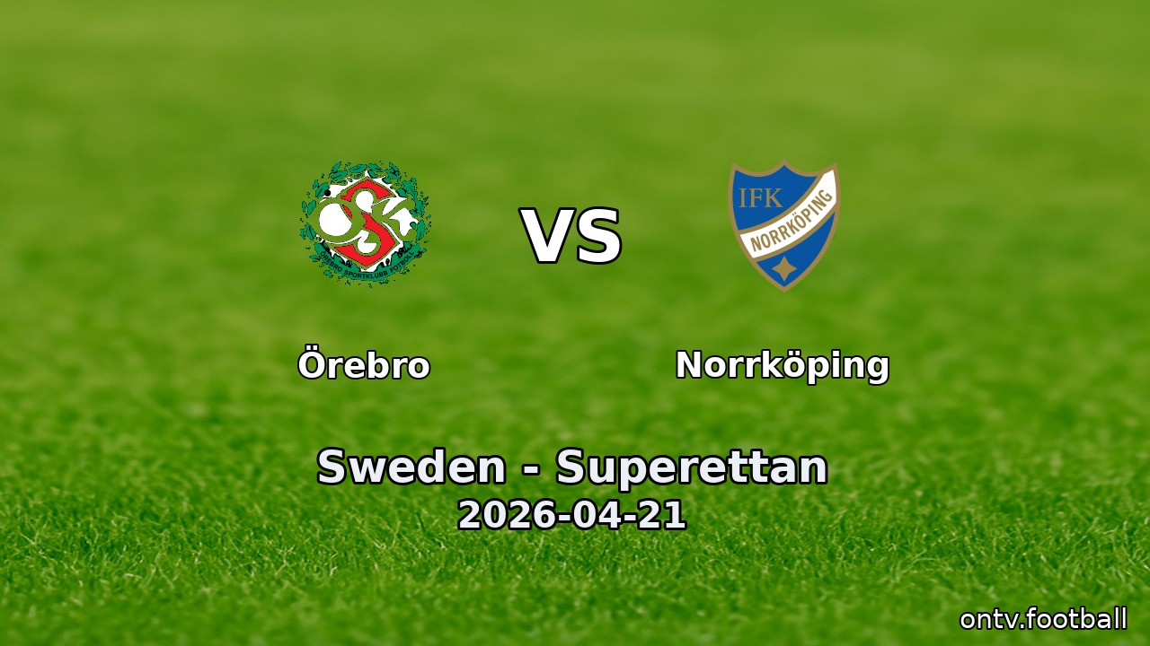 Örebro vs Norrköping