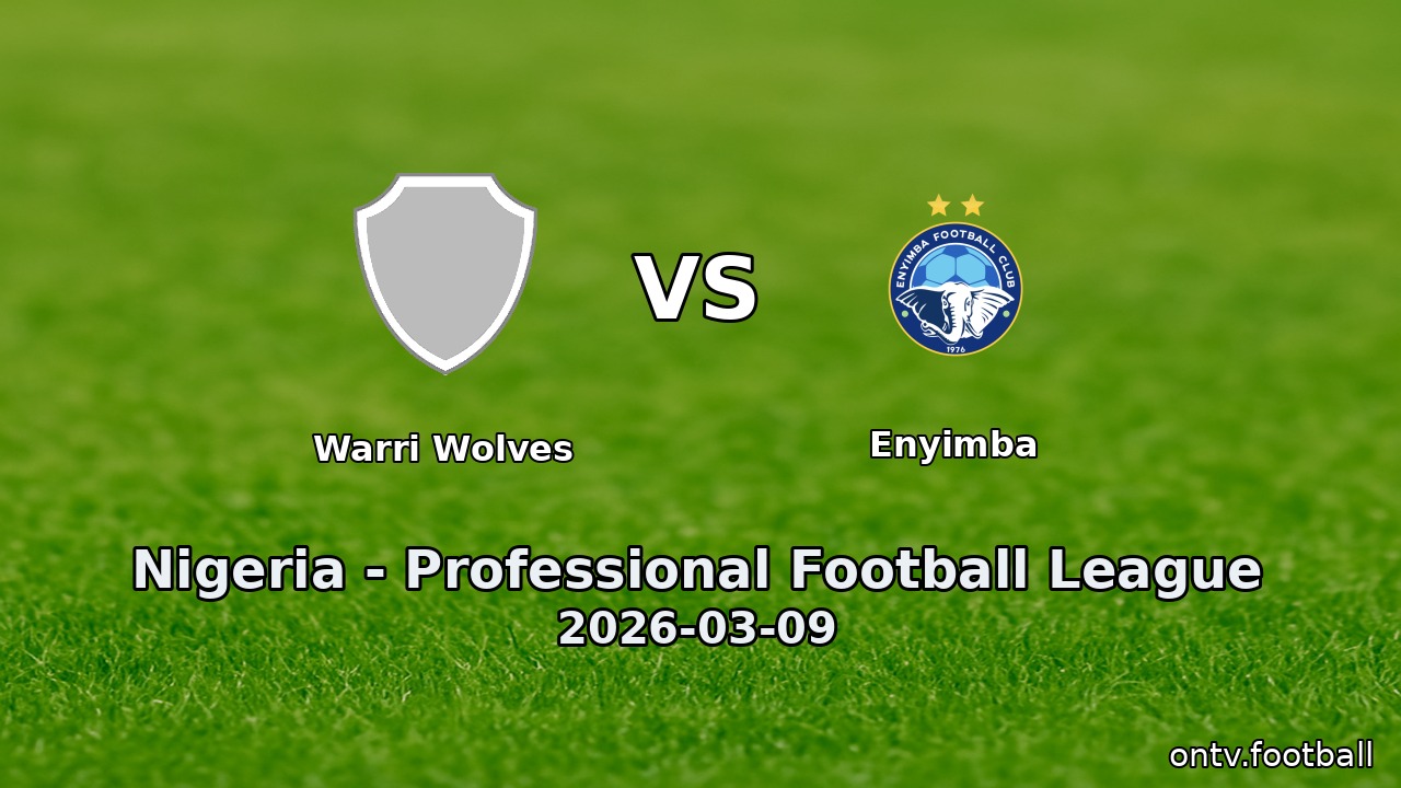Warri Wolves vs Enyimba
