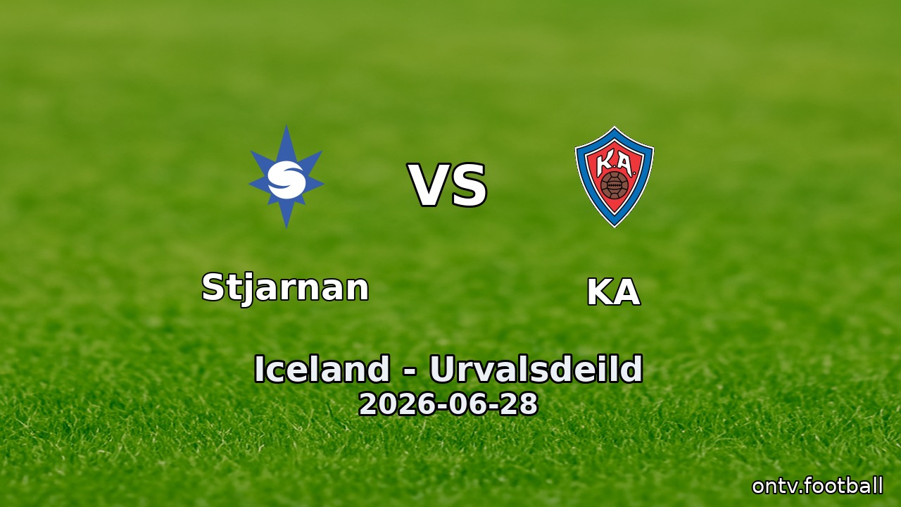 Stjarnan vs KA