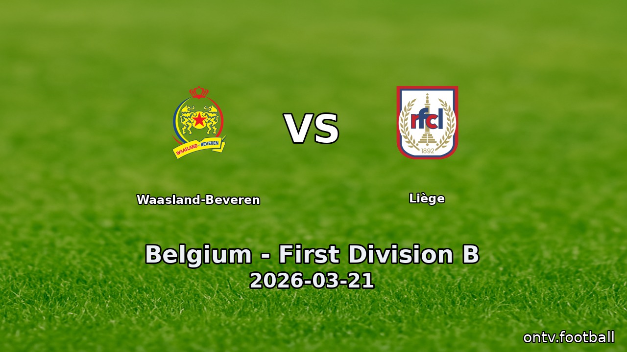 Waasland-Beveren vs Liège