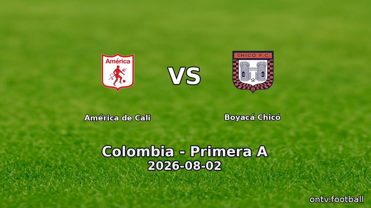 América de Cali vs Boyacá Chicó