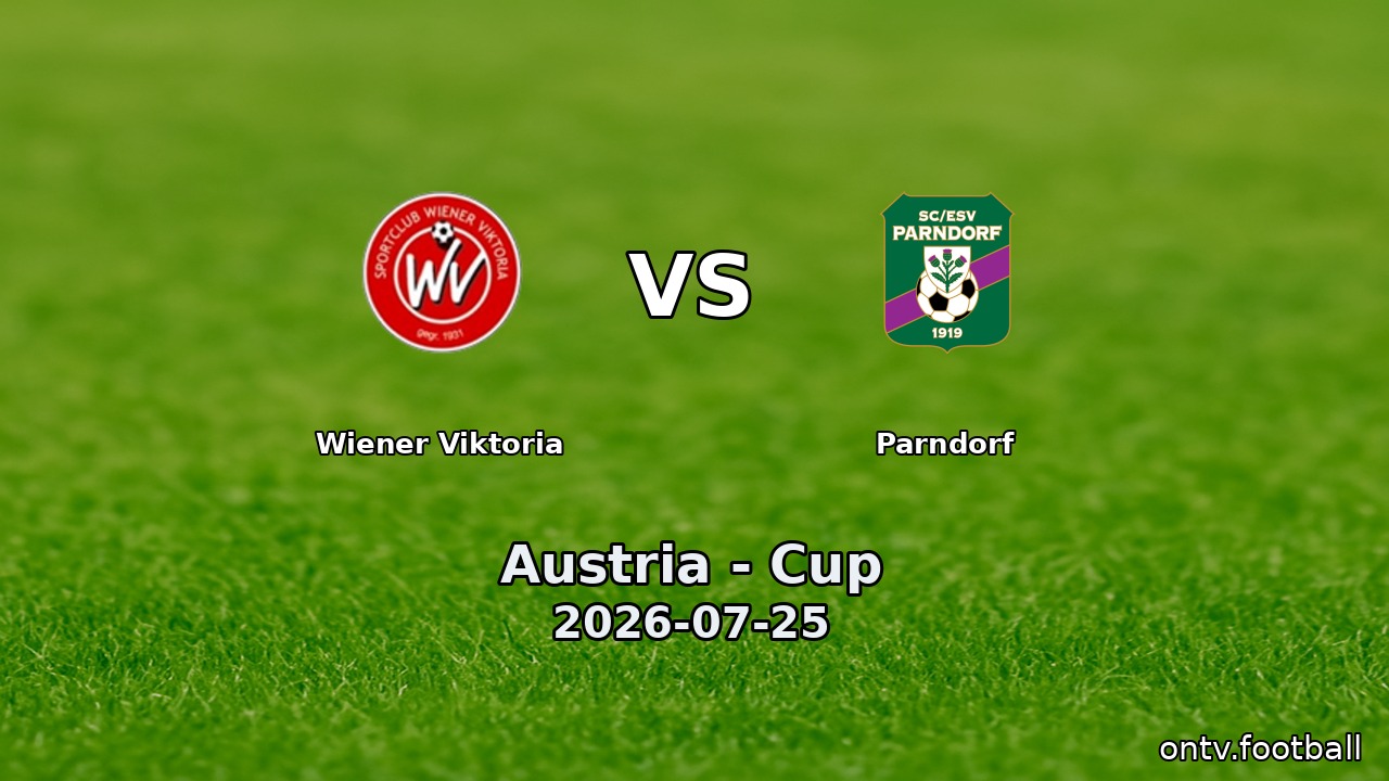 Wiener Viktoria vs Parndorf