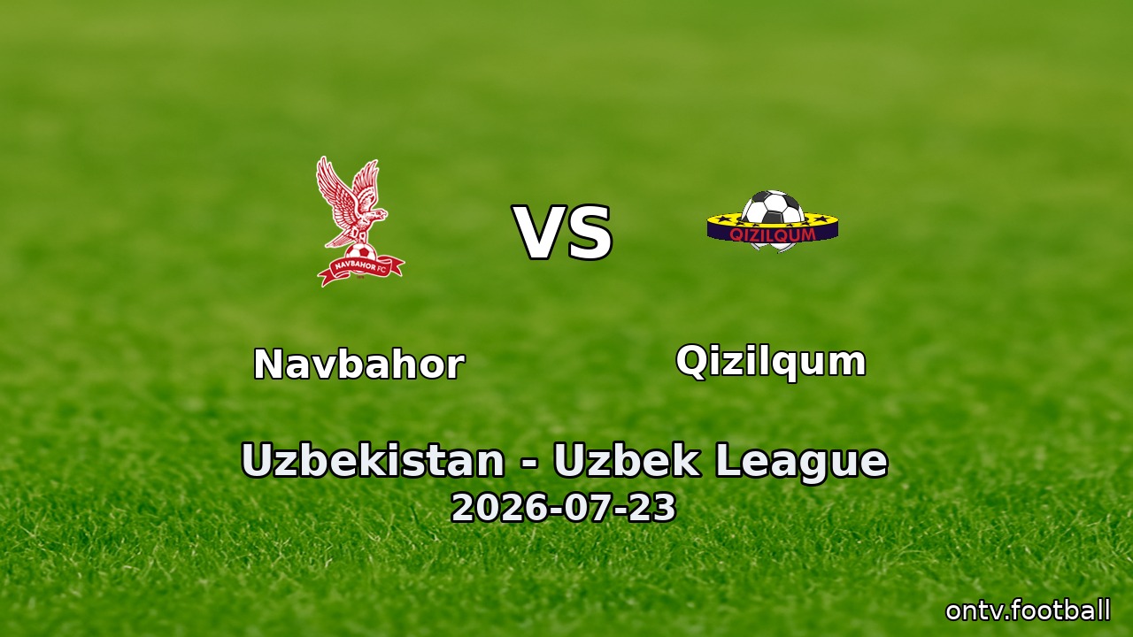Navbahor vs Qizilqum