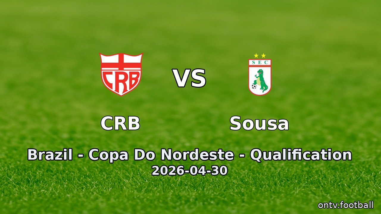 CRB vs Sousa