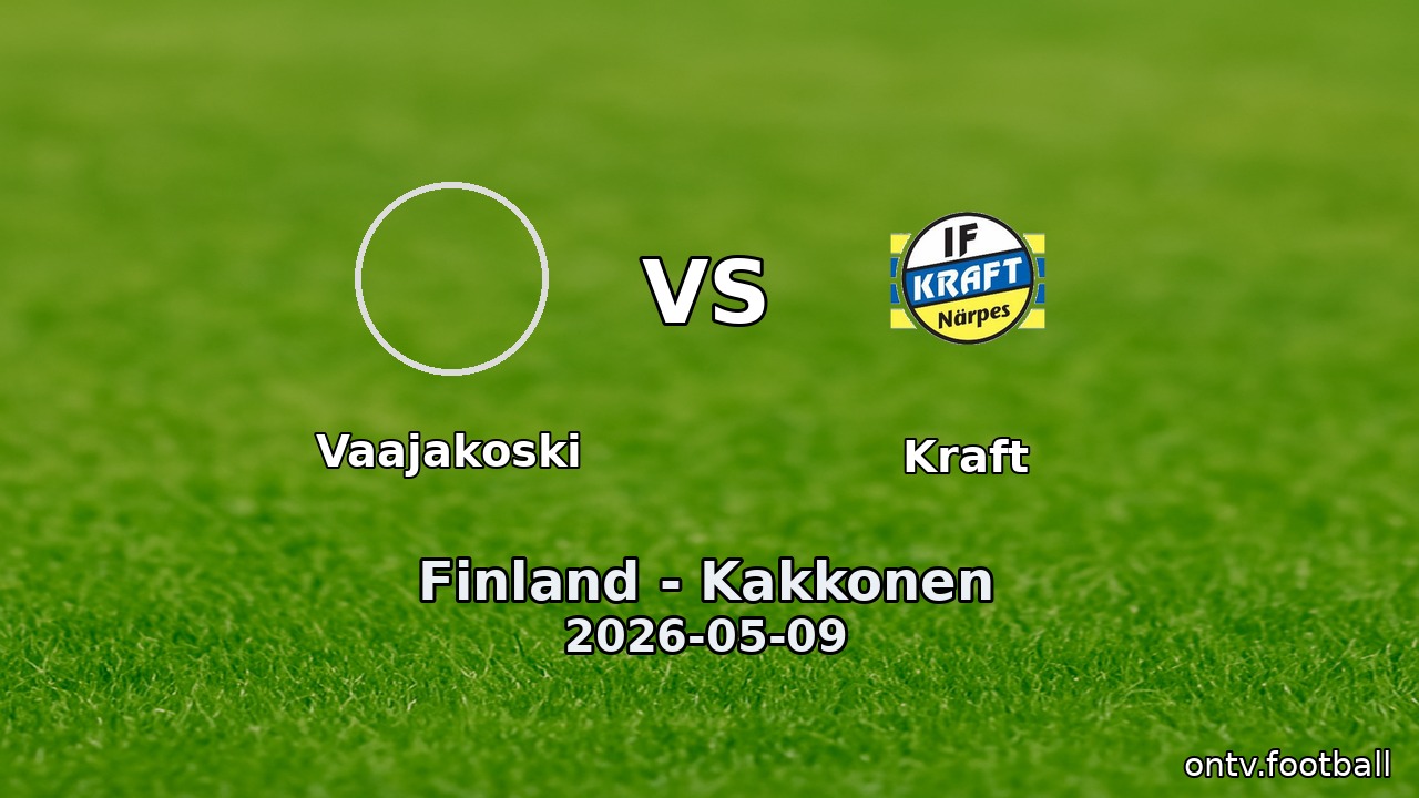 Vaajakoski vs Kraft
