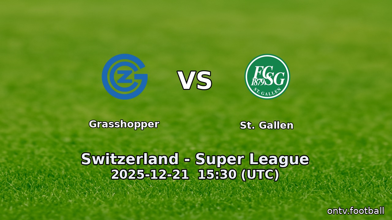 Grasshopper vs St. Gallen