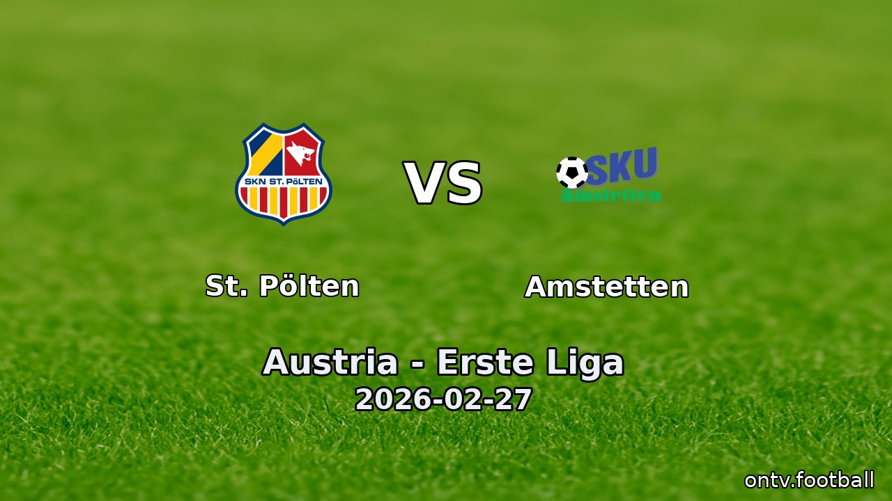 St. Pölten vs Amstetten