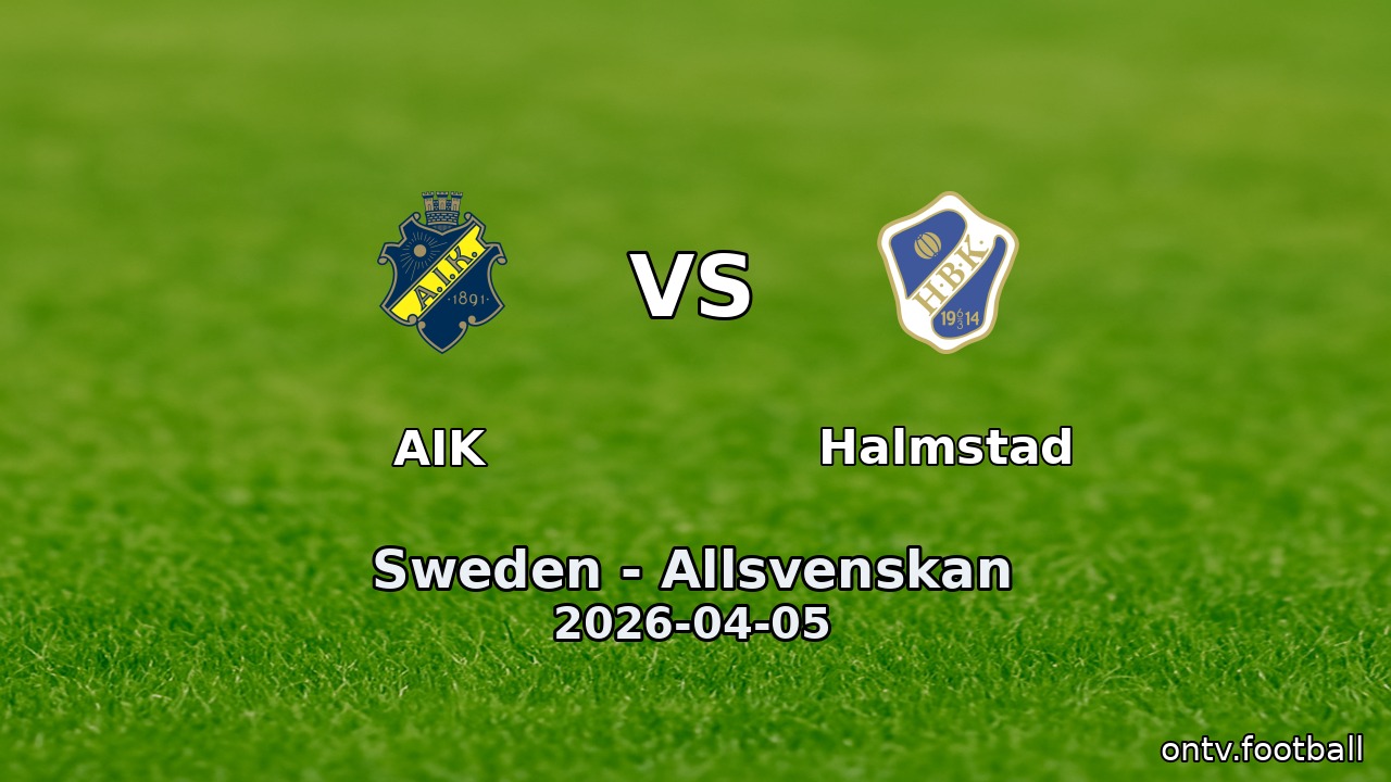 AIK vs Halmstad