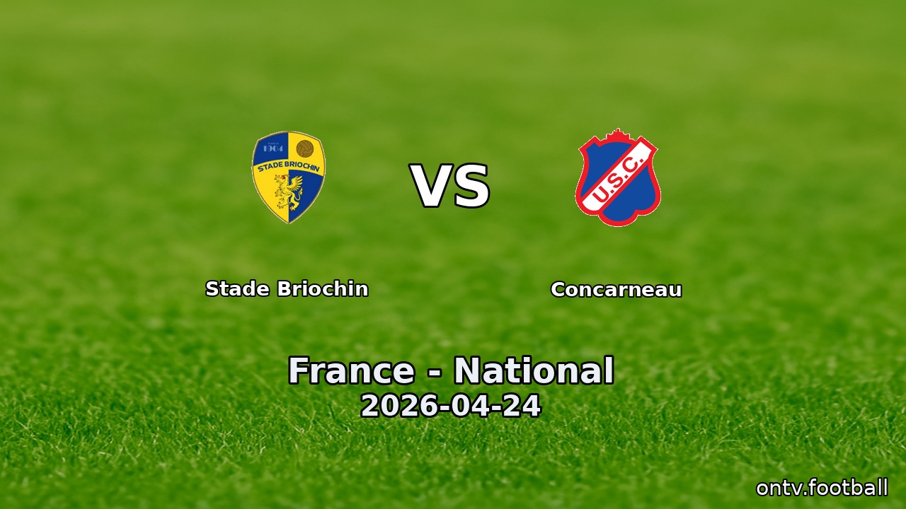 Stade Briochin vs Concarneau
