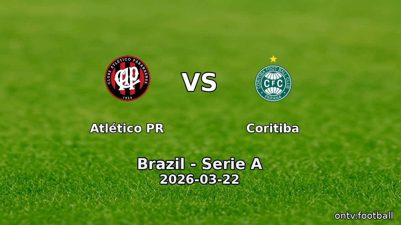 Atlético PR vs Coritiba