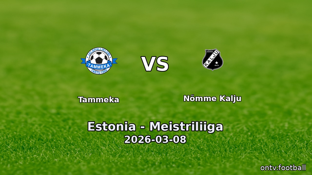 Tammeka vs Nõmme Kalju