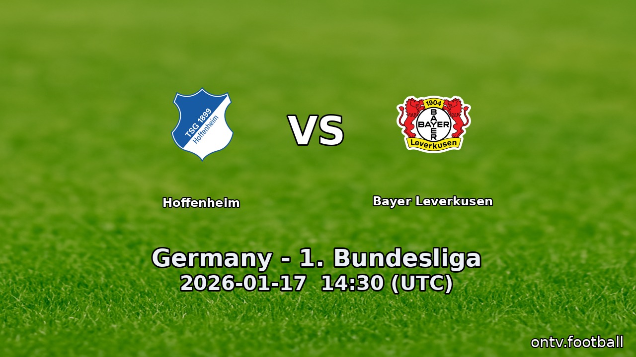 Hoffenheim vs Bayer Leverkusen