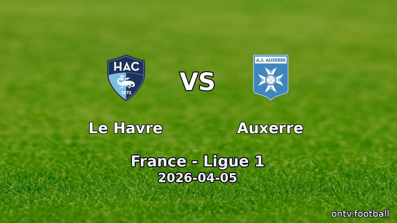 Le Havre vs Auxerre