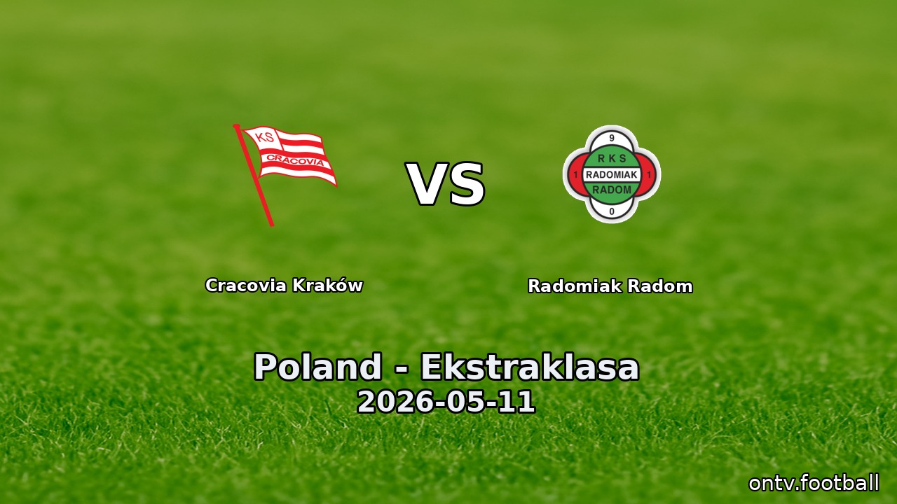 Cracovia Kraków vs Radomiak Radom