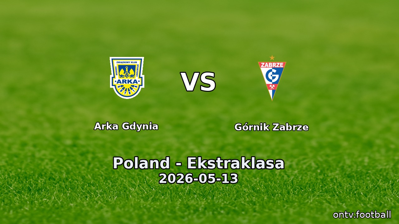 Arka Gdynia vs Górnik Zabrze