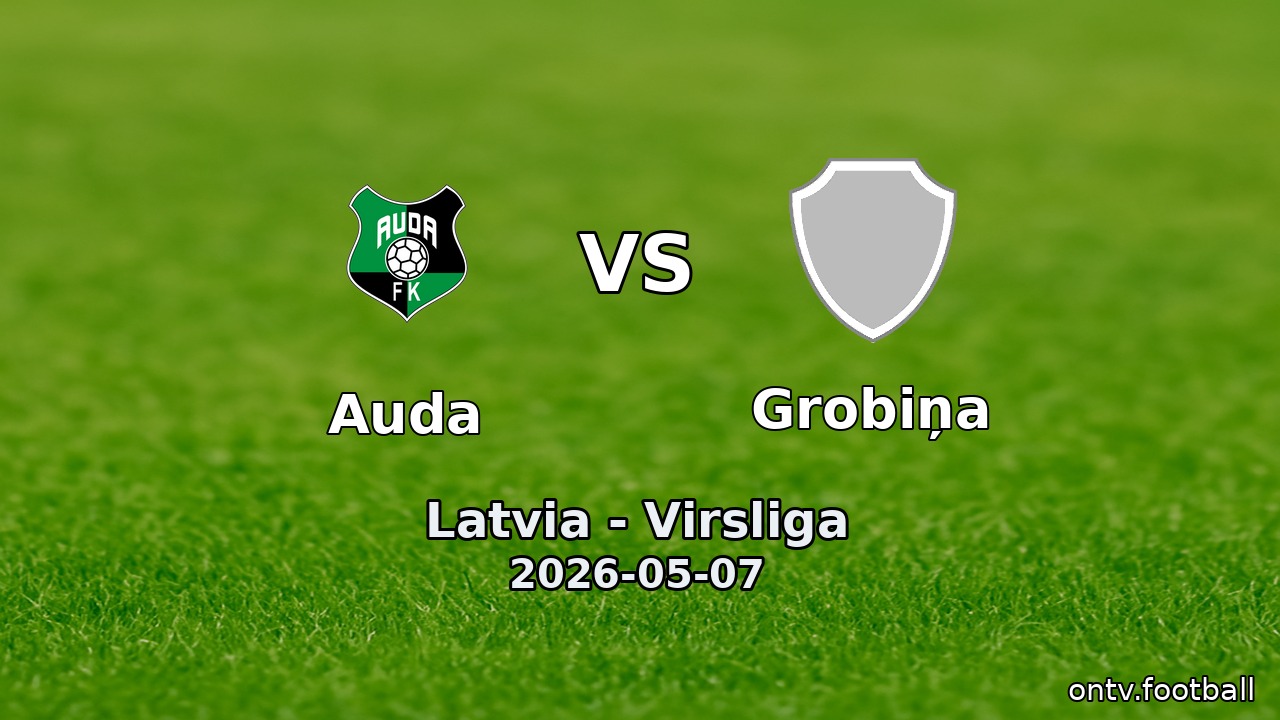 Auda vs Grobiņa