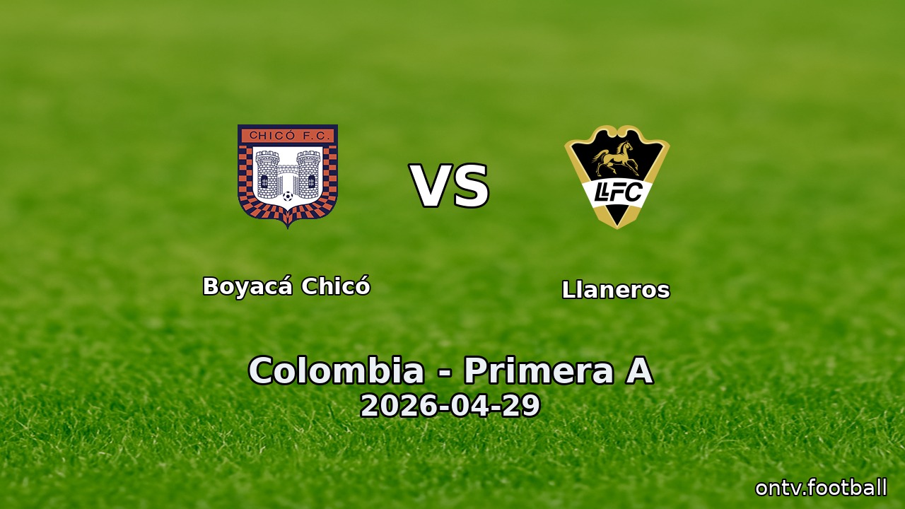 Boyacá Chicó vs Llaneros