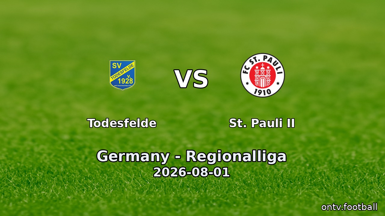 Todesfelde vs St. Pauli II