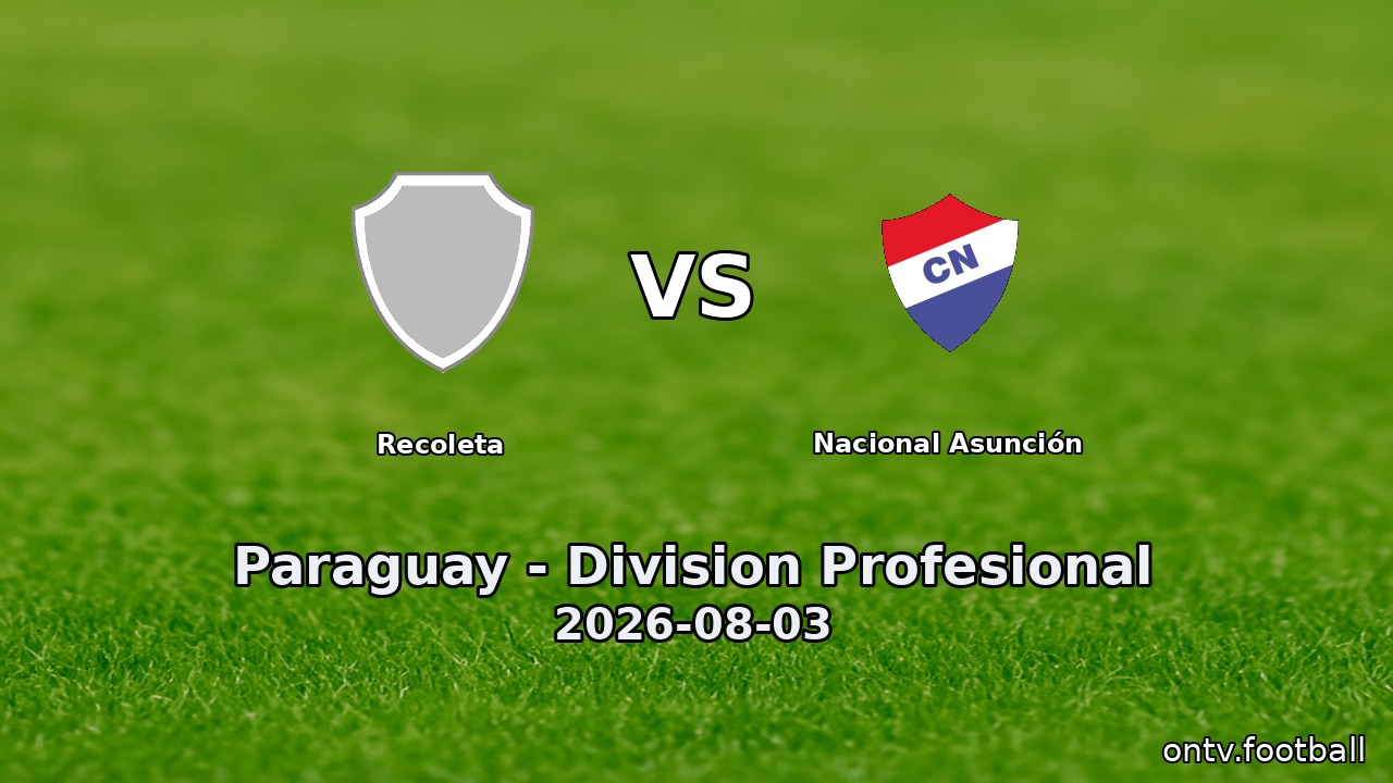 Recoleta vs Nacional Asunción