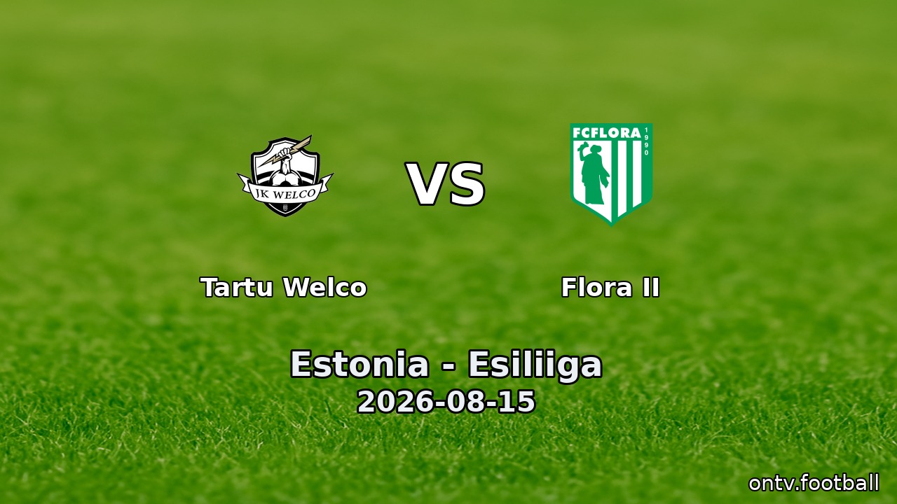 Tartu Welco vs Flora II