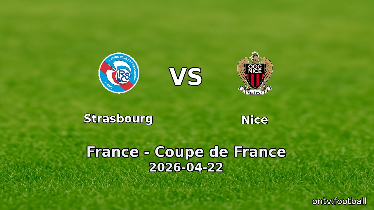 Strasbourg vs Nice