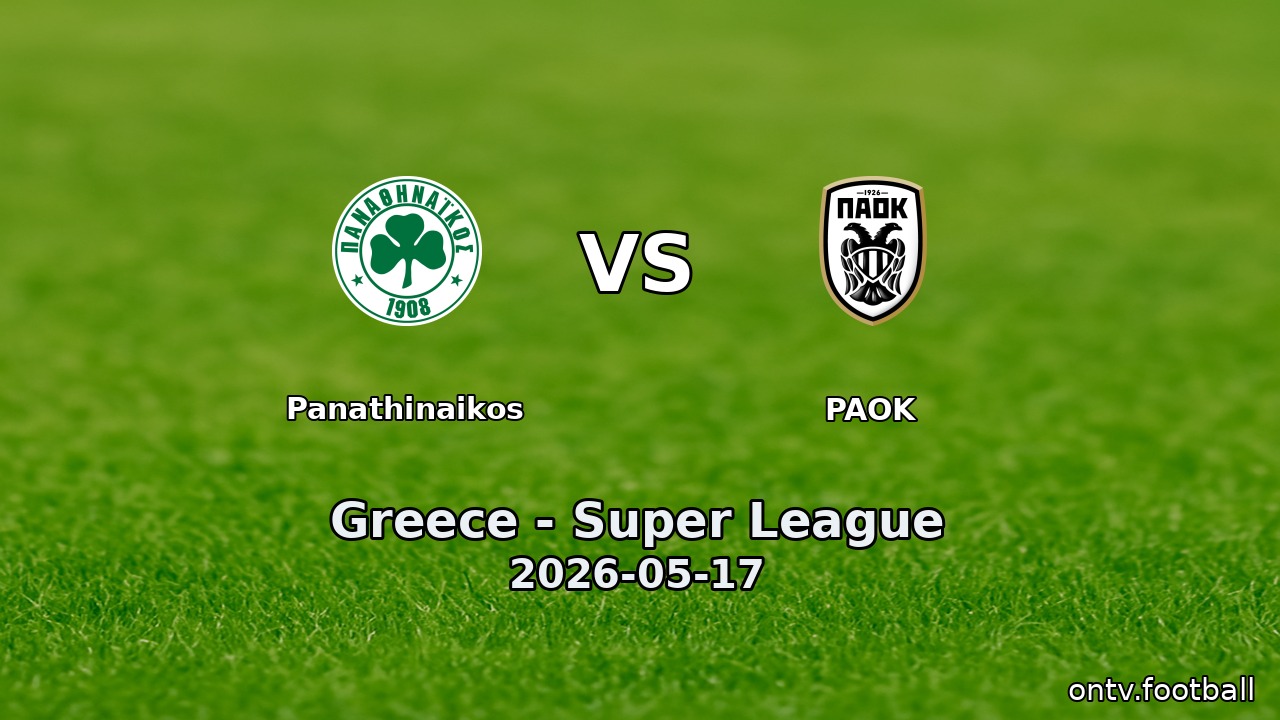 Panathinaikos vs PAOK
