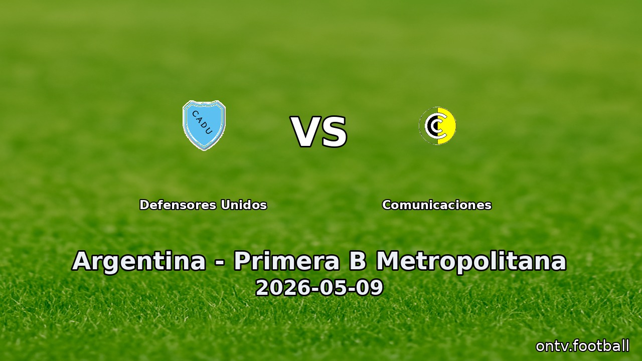 Defensores Unidos vs Comunicaciones