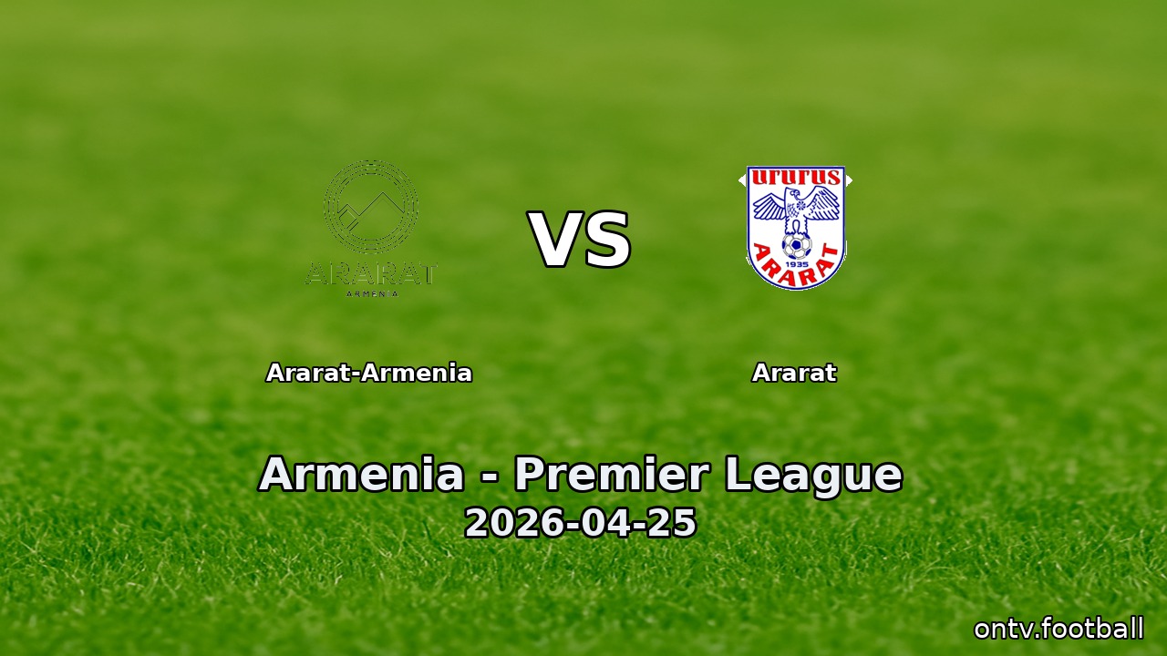 Ararat-Armenia vs Ararat
