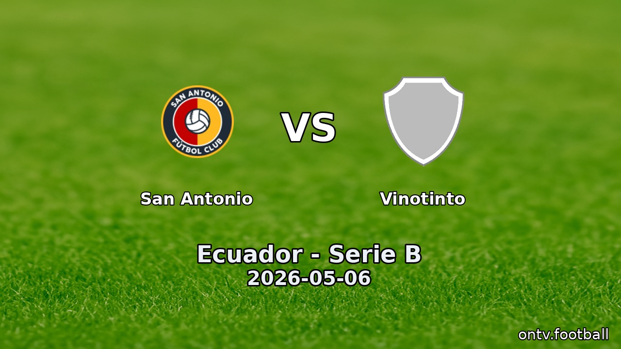 San Antonio vs Vinotinto