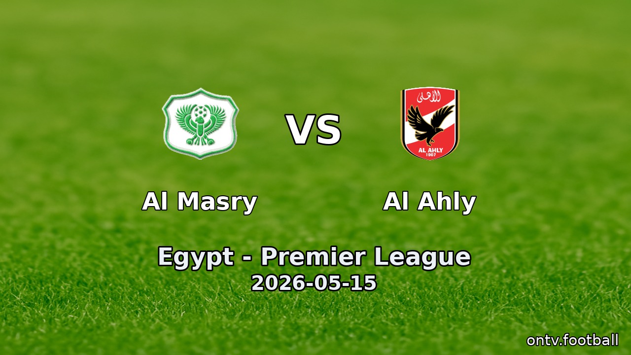 Al Masry vs Al Ahly