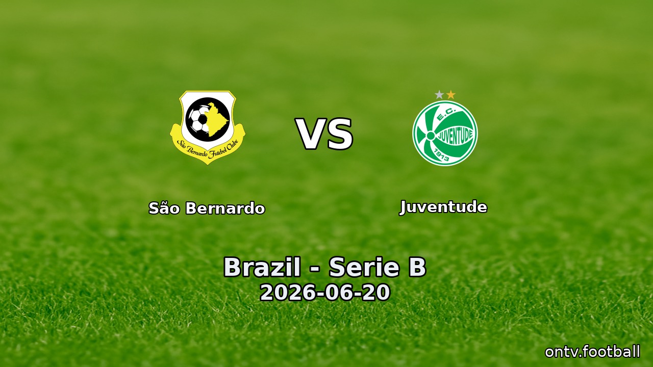 São Bernardo vs Juventude