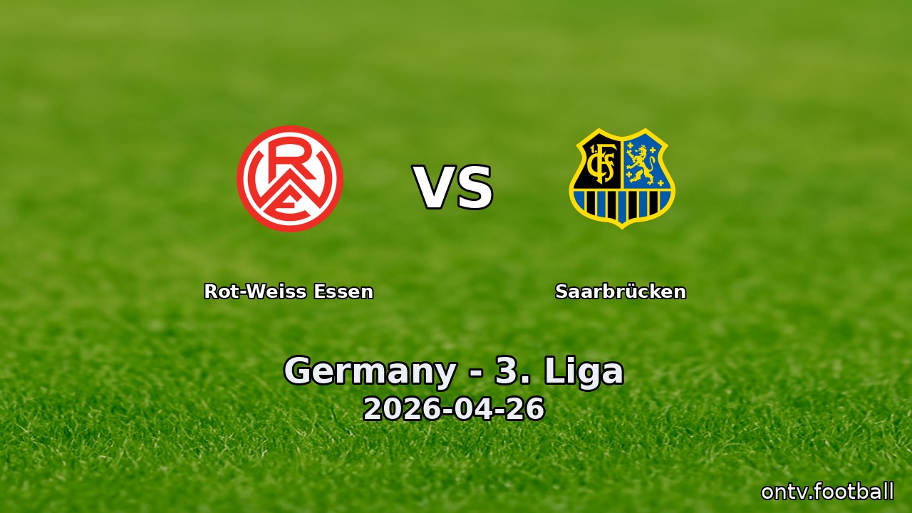 Rot-Weiss Essen vs Saarbrücken