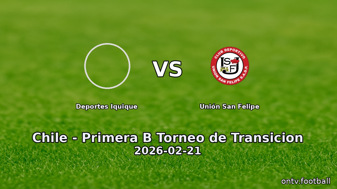 Deportes Iquique vs Unión San Felipe