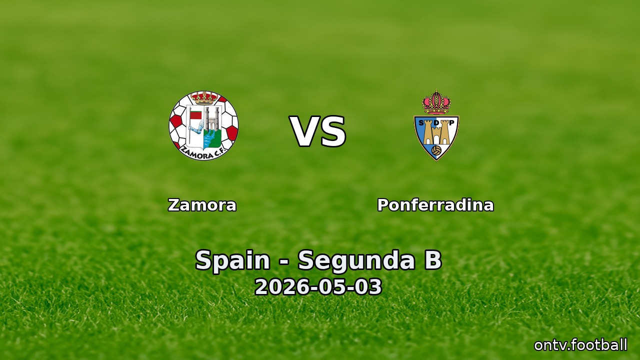 Zamora vs Ponferradina