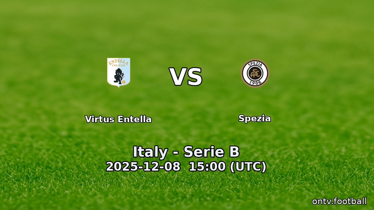 Virtus Entella vs Spezia