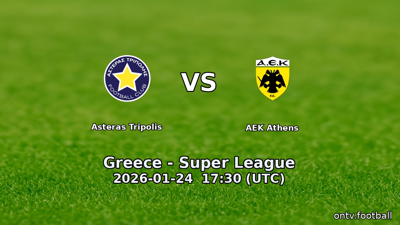 Asteras Tripolis vs AEK Athens